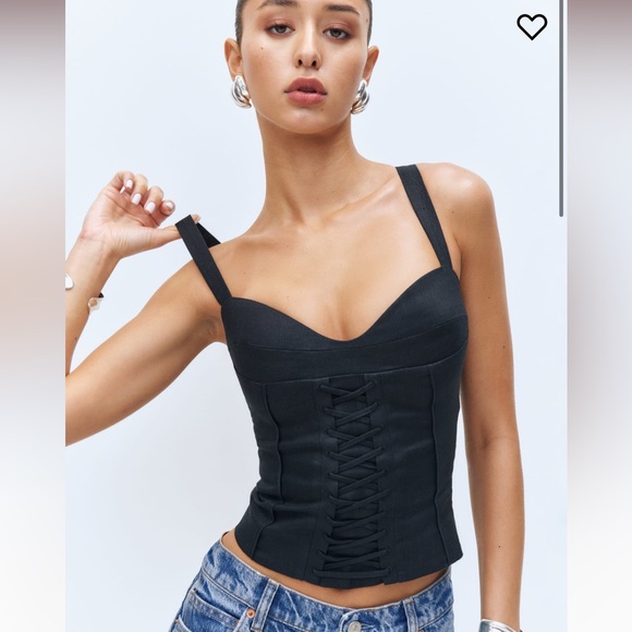 NWT Reformation Gaia Linen Top - Picture 2 of 4